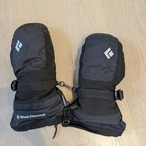 Black diamond mercury insulated waterproof gloves, size S